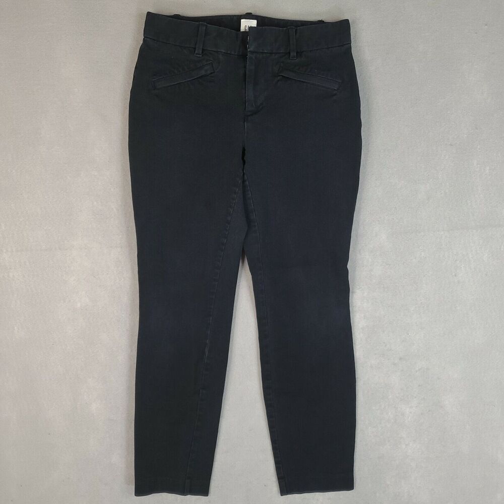 Gap Women's Black Signature Curvy Skinny Ankle Pants Size 4 (26x24.5)